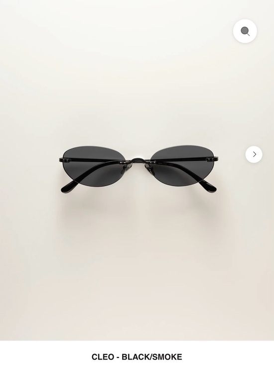 VEHLA Accessories - Brand new: VEHLA Cleo Black Rimless Sunglasses with Smoke Lenses